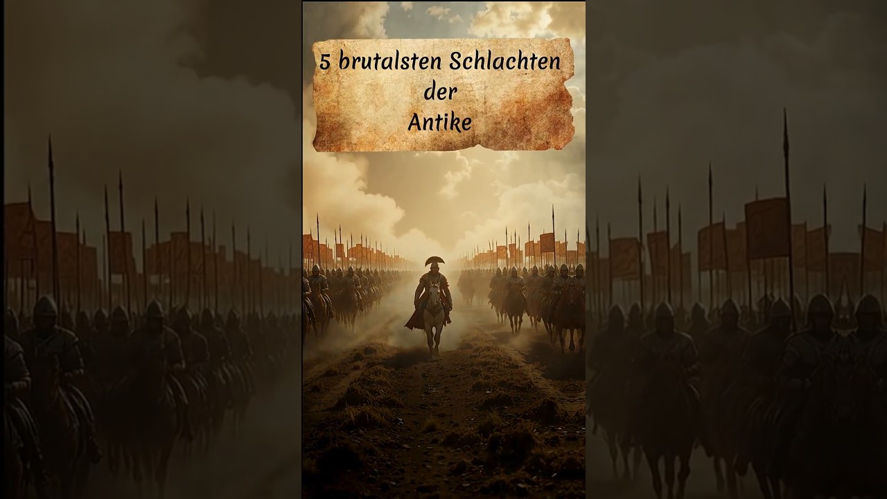 Die 5 blutigsten Schlachten der Antike ⚔️