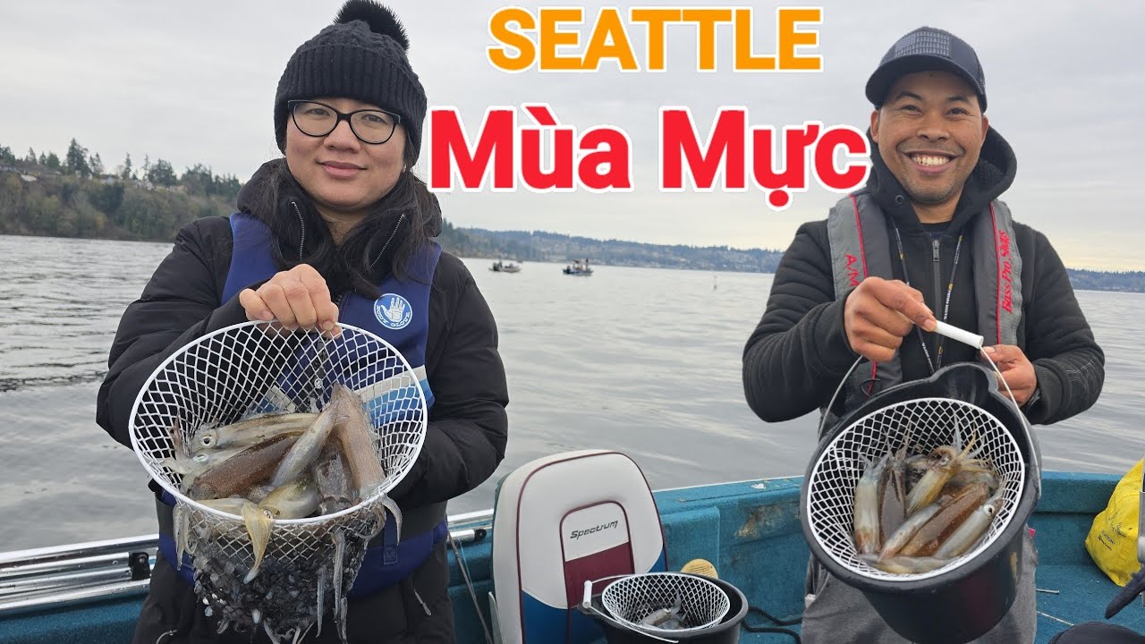 Mùa Mực Hai Vợ Chồng Cody Tranh Thủ Câu Mực 