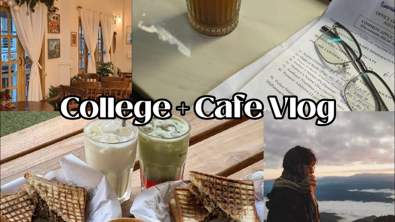 College Tan ni | Part time Cafe Vlog°|