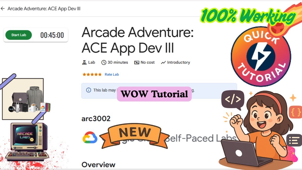 Аркадное приключение: ACE App Dev III #arc3002 #qwiklabsarcade2025 #qwiklabs