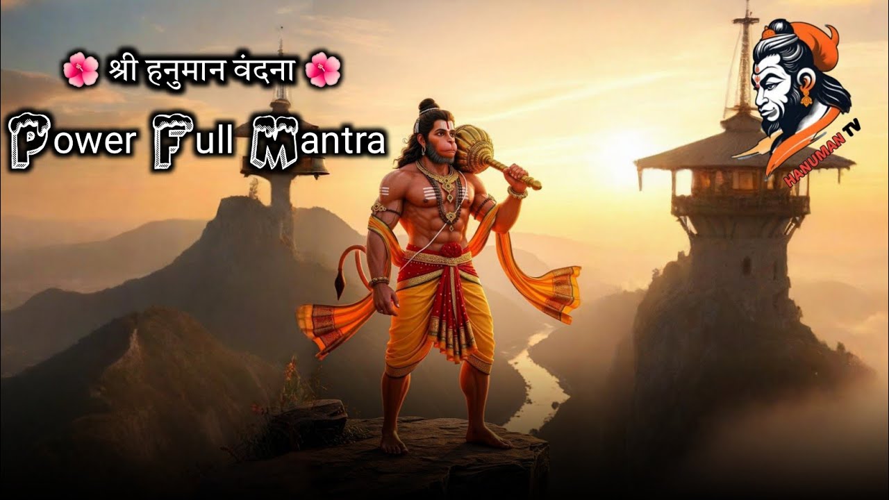 SHREE HANUMAN VANDANA || POWER FULL MANTRA || LATEST VIDEO || NEW RELEASE || HINDI ( OFFICE ) Video