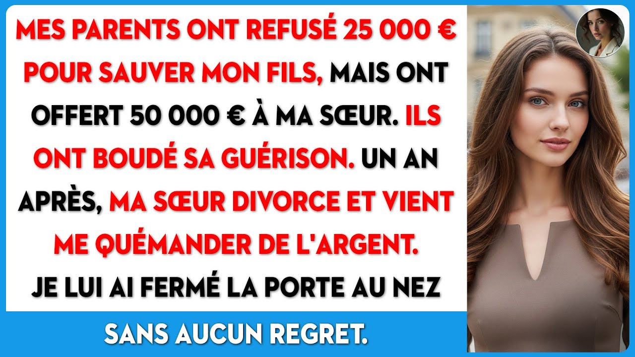 Refus de mes parents de sauver mon fils. Un an après, une fortune pour la lune de miel de ma sœur.