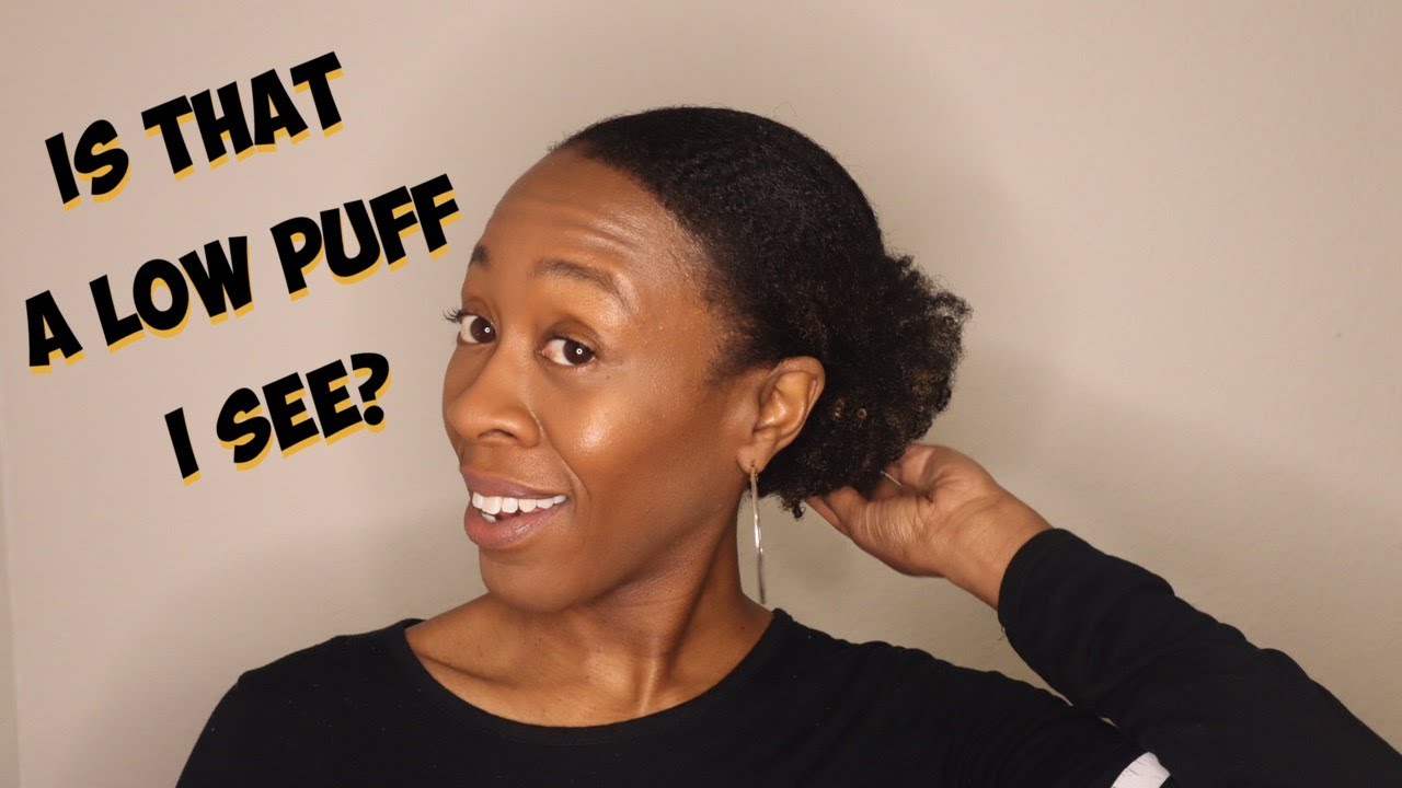 Easy Low Puff on Dense Type 4 Hair