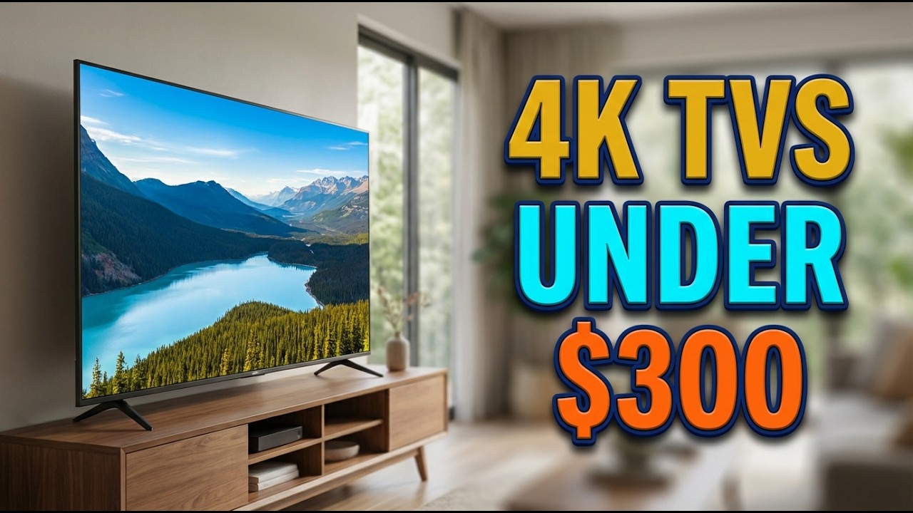TOP 5 Best 4K TVs Under $300