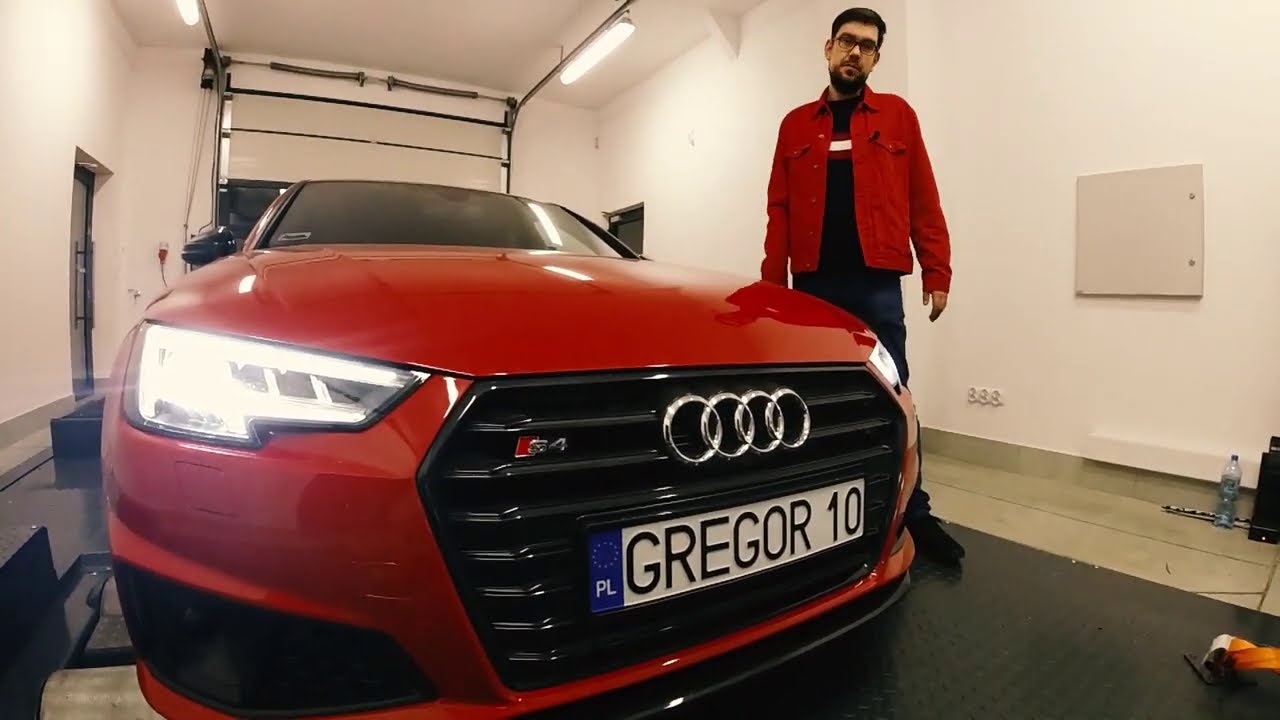 Czerwone są szybsze ! Audi S4 B9 3.0TFSI STAGE 1+ Intercooler Wagner wg przepisu GREGOR10
