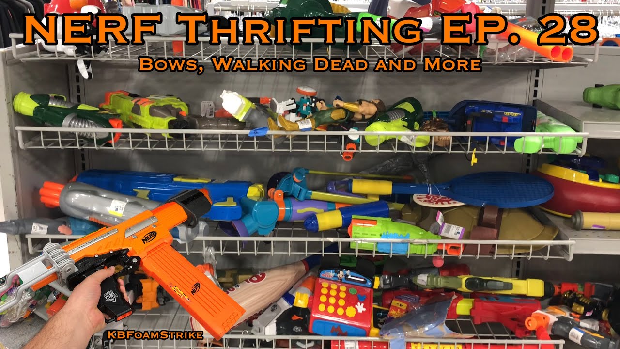 KBFoamStrike's NERF THRIFTING Vlog EP. 28: Bows, Walking Dead and more!