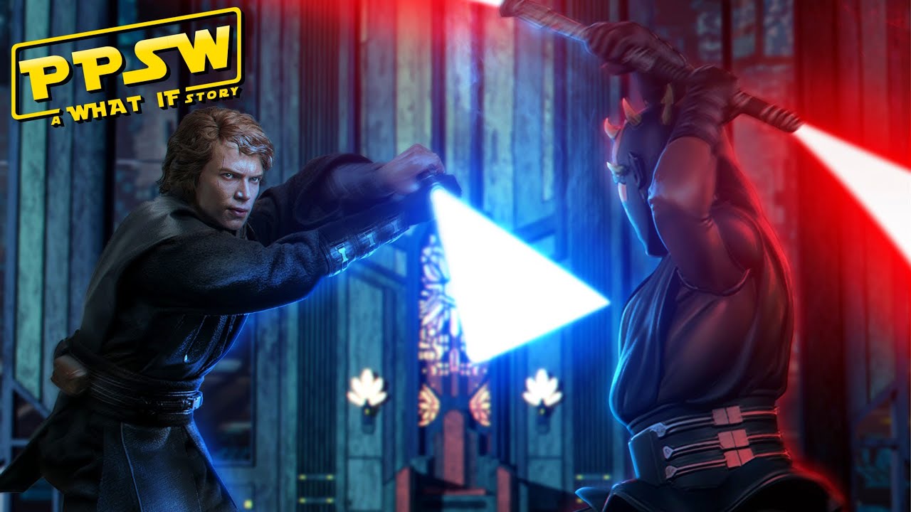 What If Anakin Skywalker Fought Darth Maul on Mandalore Alone