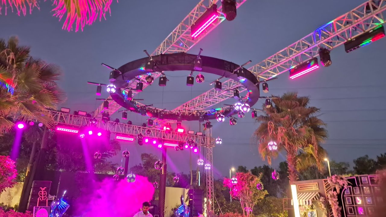 The outdoor disco.. @aparna17° north club #Trending #events #aparna #resort #youtube 