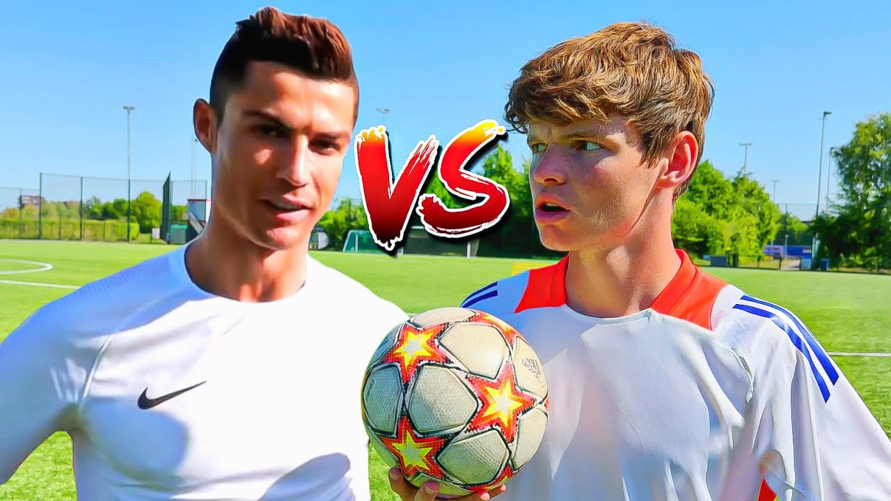 Ik Ga Voetballen Tegen RONALDO!! *Verloren?*