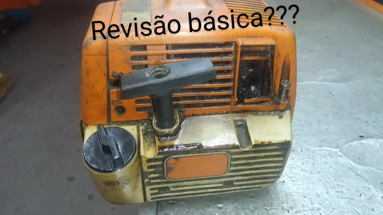 Roçadeira Stihl FS 220, cliente queria apenas uma revisão básica.