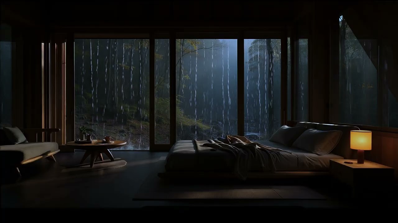 Rain Sound For Sleeping - You’ll Fall Asleep in 5 Minutes 🌧️ Rain ASMR