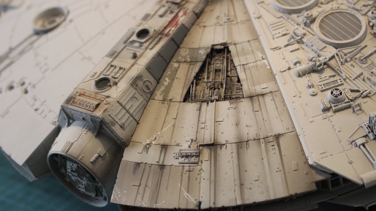 Блог о покраске Bandai Millennium Falcon 1/72 по мотивам Star Wars