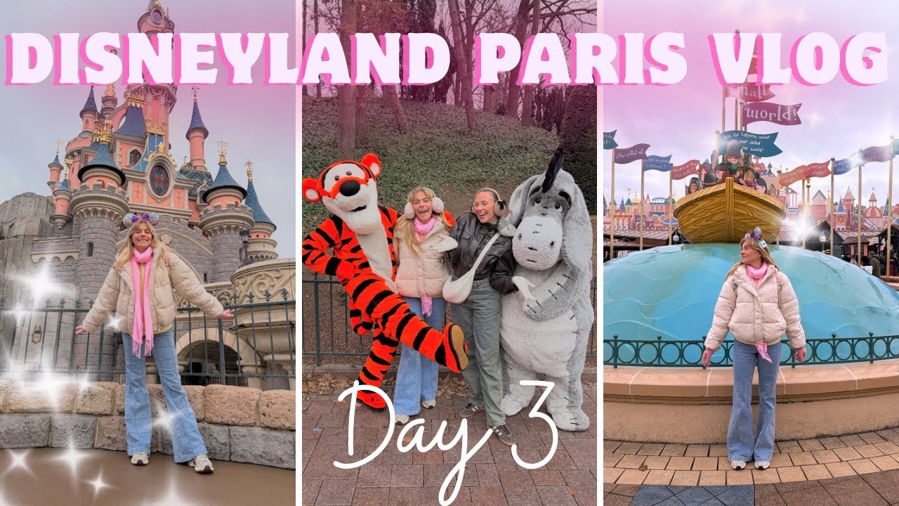 DISNEYLAND PARIS VLOG ✨🩷 Day 3 || Royal Banquet || Stars On Parade || Character Meets 