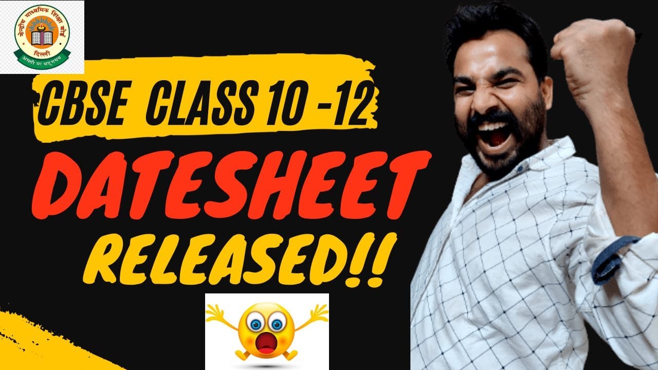 CBSE DATESHEET RELEASED CLASS 10 2023 -BOARD EXAM #cbselatestnews @EdustudyTalks