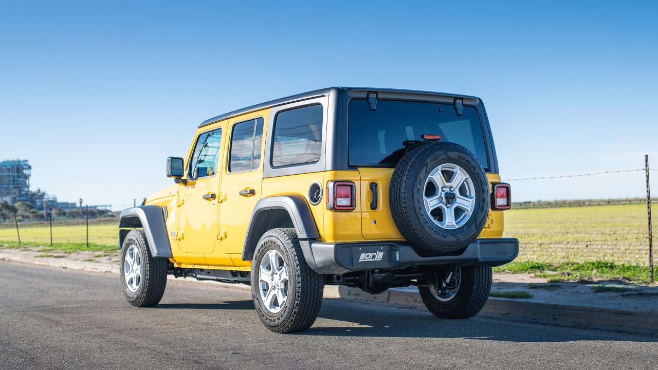 Borla Exhaust for the 2018-2026 Jeep JLU Wrangler V6 - Climber S-Type