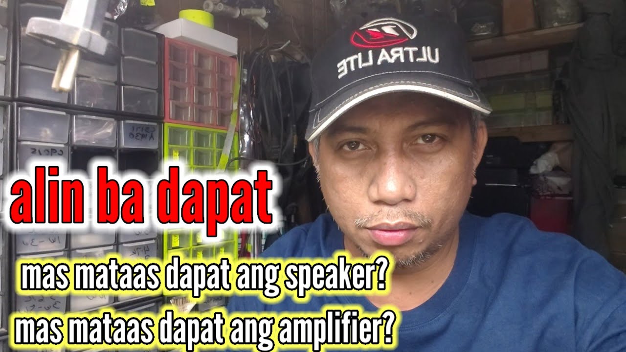 Dapat ba mas mataas ng Watts ng speaker or dapat mataas ang Watts ng amplifier