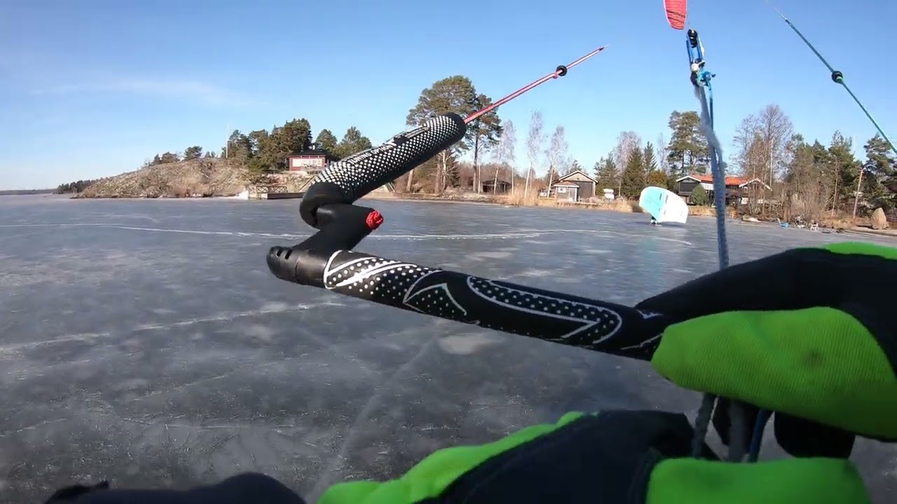 Ice kiting Galten Kvicksund 5/3 2026