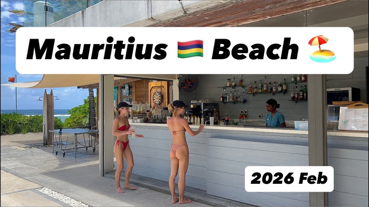 🇲🇺 The Most Beautiful Beach in the World? 🌴 Walking in White, Shining Mauritius