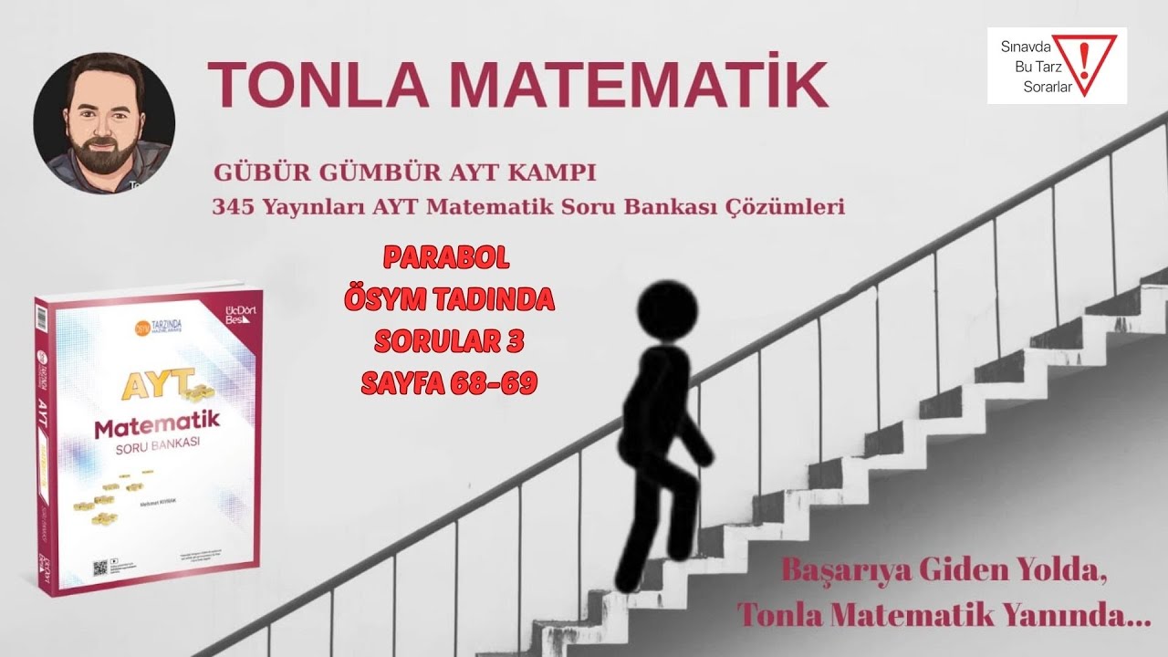 PARABOL ÖSYM TEDINDA SORULAR 3  (345 AYT MATEMATİK 2025-2026 )