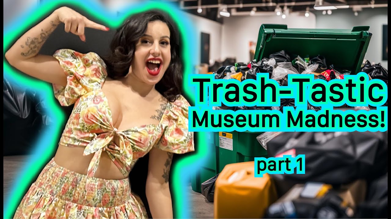 How I got literal garbage into a fancy museum! part. 1 #art #fashion #trending