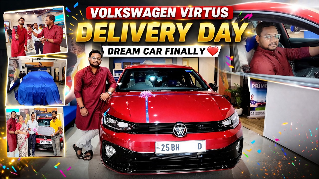 Dream Car Delivered ❤️ Volkswagen Virtus | Full Delivery Experience & Reaction