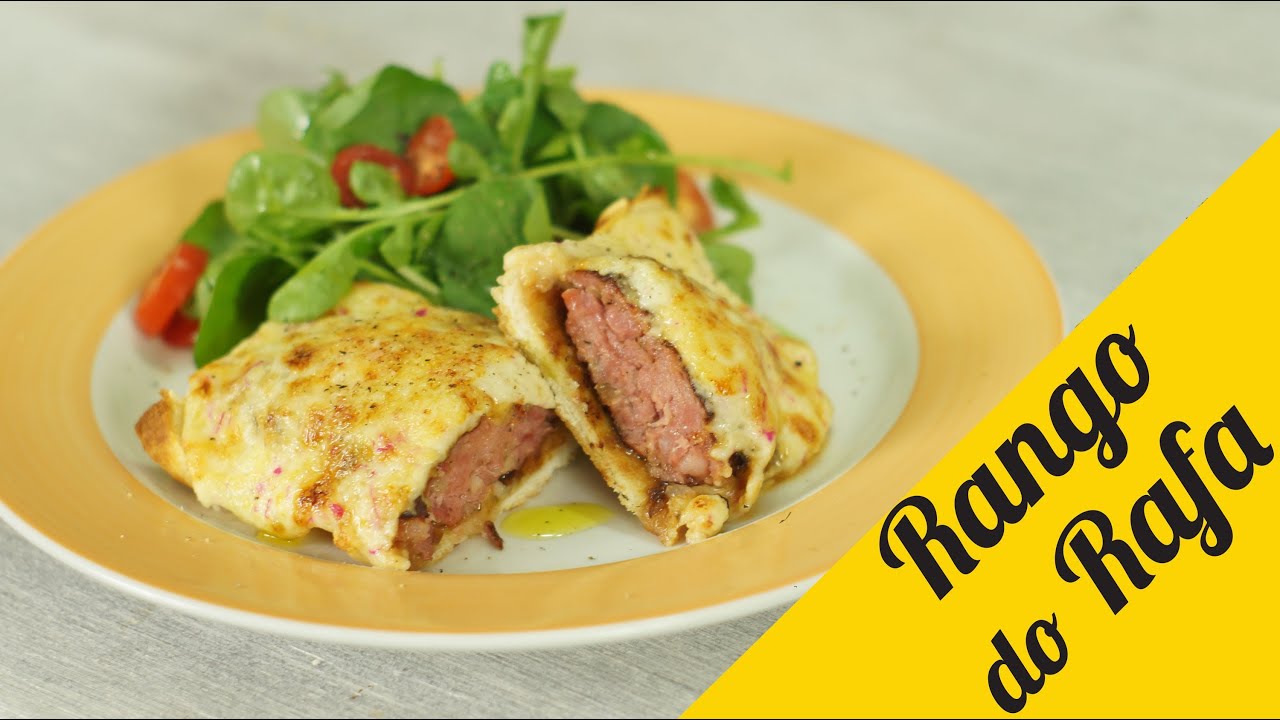 Sanduba Aberto de Linguiça toscana - Rango do Rafa