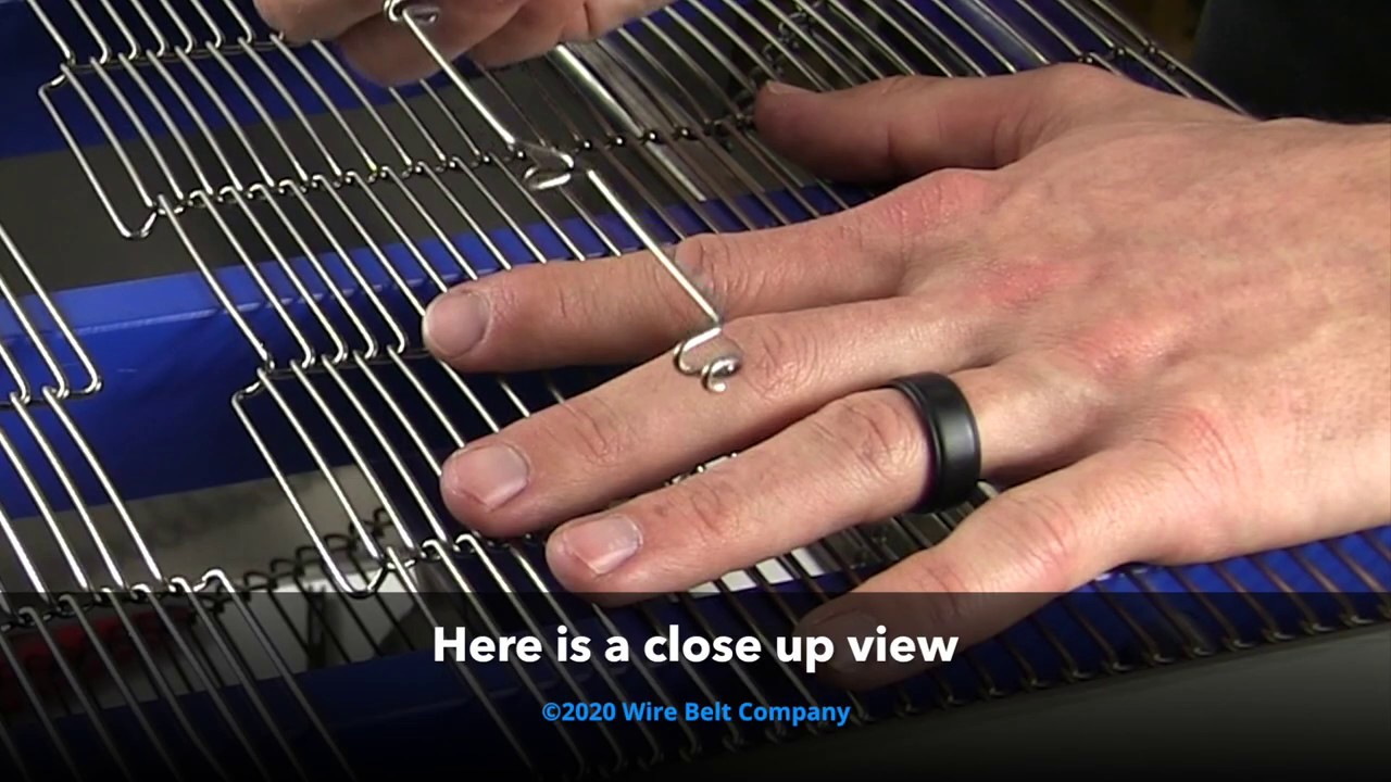Wire Belt Company - Joining Flat-Flex® conveyor belt with EZ-Splice®