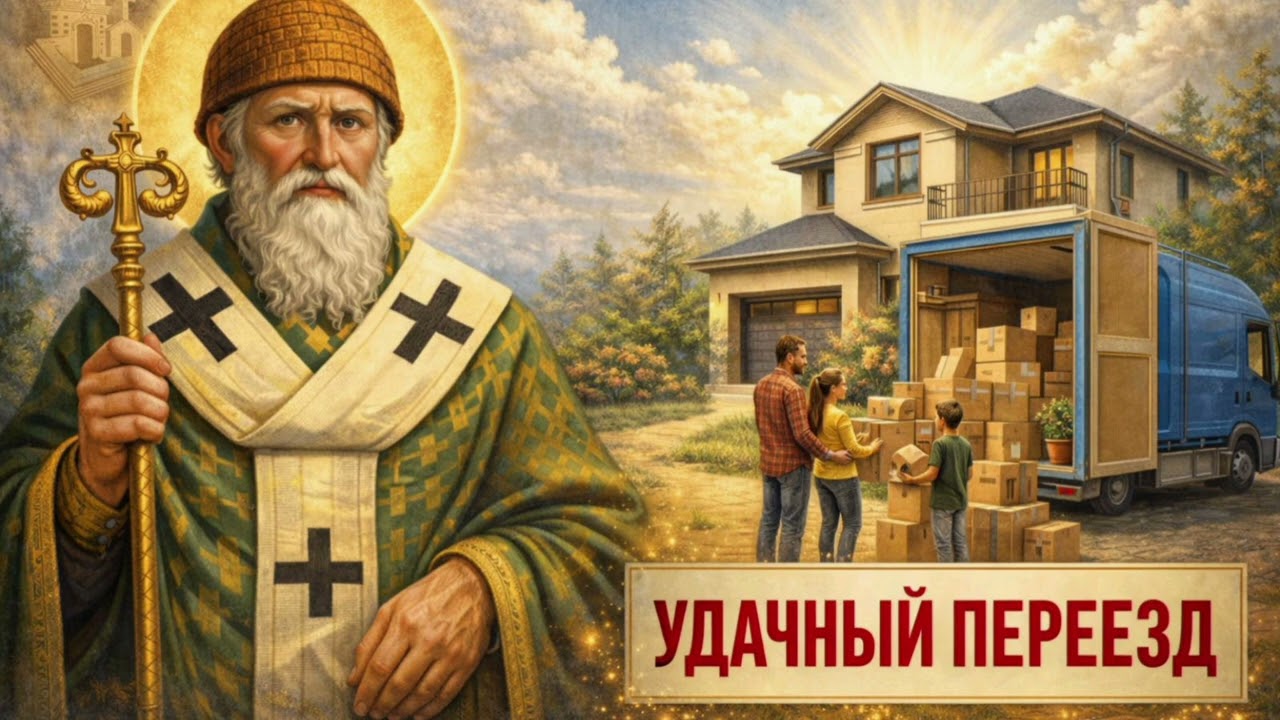 Молитва о благополучном переезде к святителю Спиридону Тримифунтскому