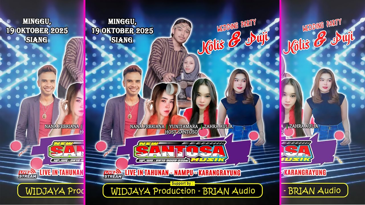 🔴LIVE SNT MUSIC || WEDDING KOLIS & DWI || TAHUNAN 19/10/25 || BRIAN AUDIO || WIDJAYA
