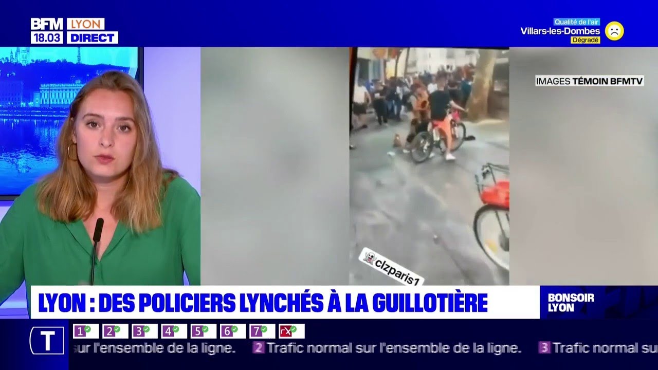 Lyon : des policiers lynch&eacute;s &agrave; la Guilloti&egrave;re