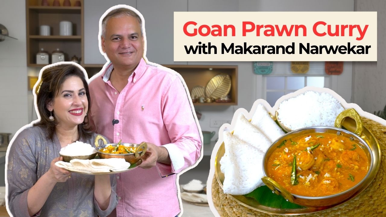 AUTHENTIC Maharashtra Prawn Curry, Why MUMBAI ROADs ARE BAD with Makarand Narwekar #mumbai #foodie 