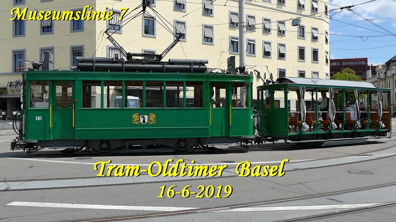 Basel Tram Oldtime Linie 7