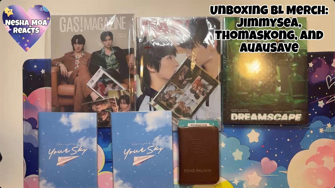 Покупки товаров BL Merch: PondPhuwin, JimmySea, ThomasKong и Auausave.