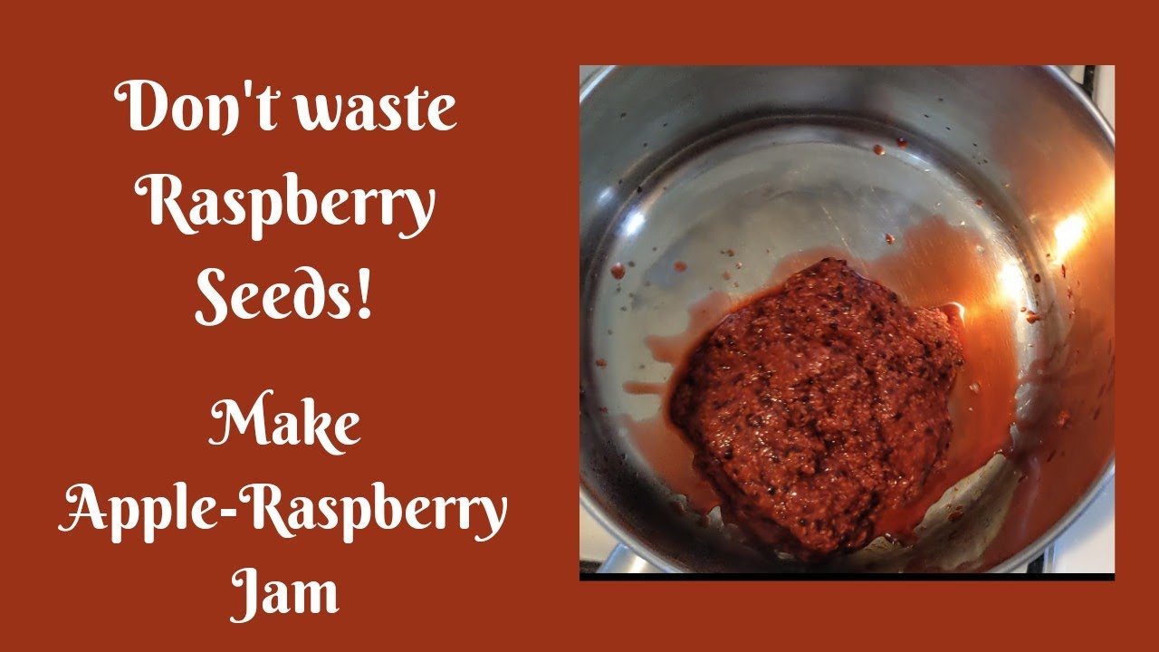No waste Apple-Raspberry Jam