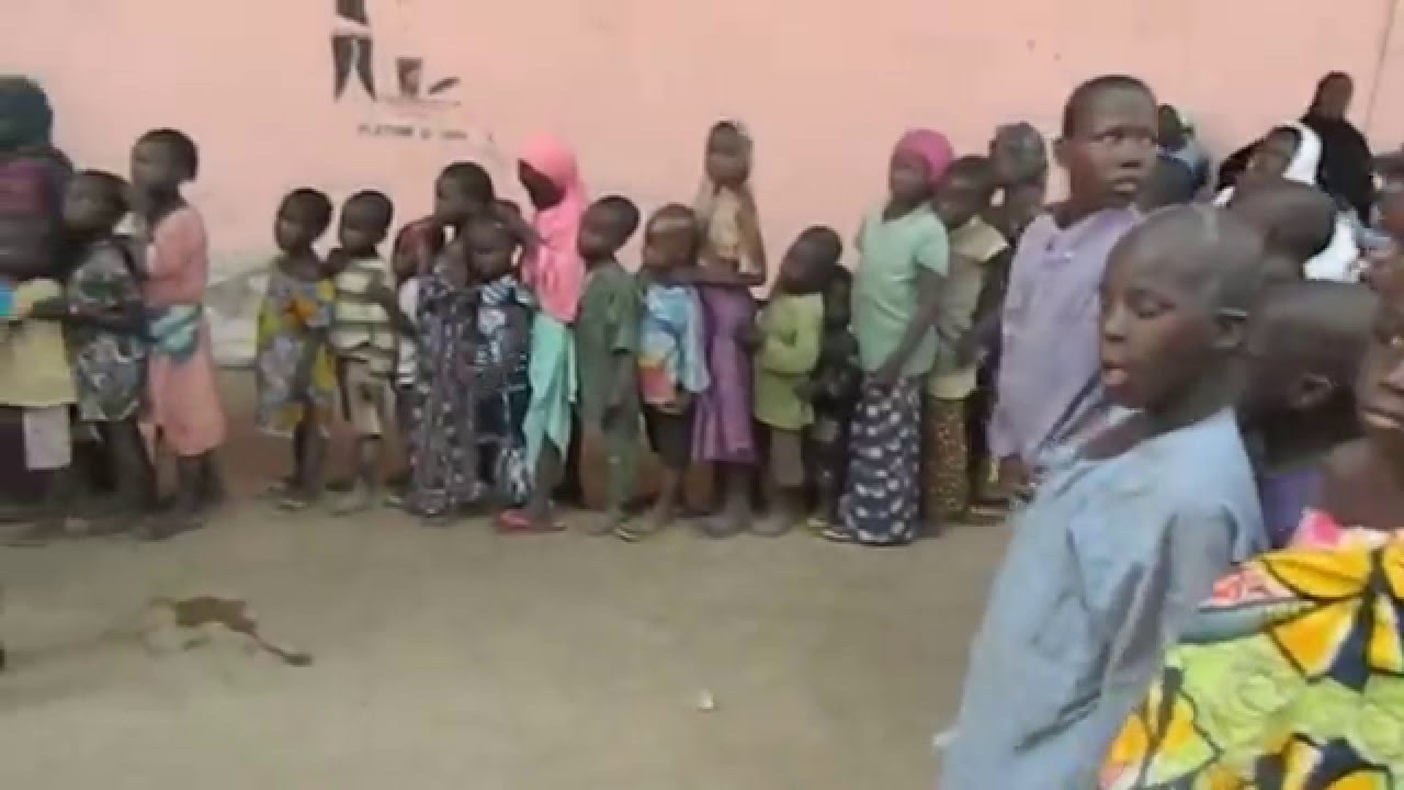 A cross section of children at the Yola IDP camp