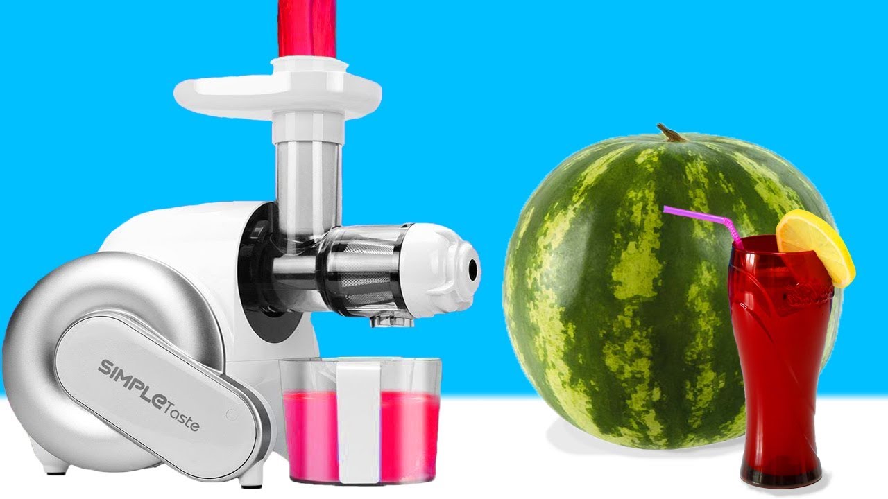 Wieviel % Flüssigkeit steckt in einer Wassermelone? Entsafter Experiment