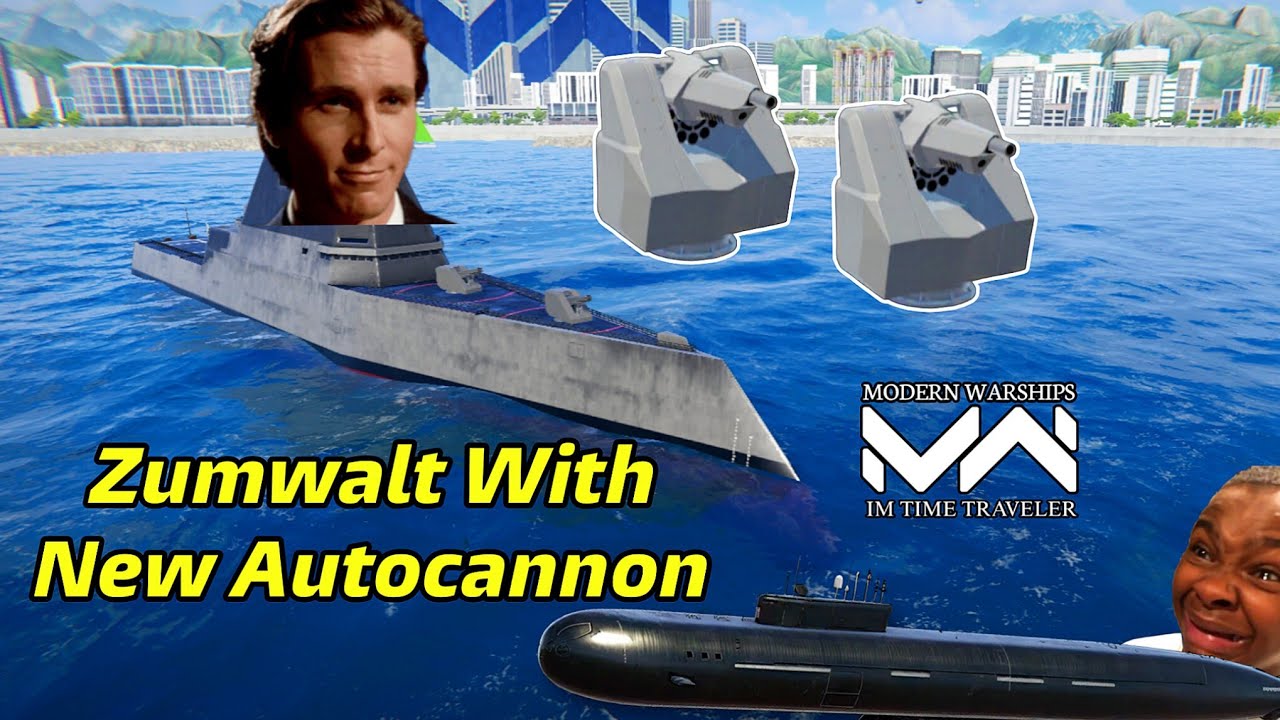 Zumwalt Against Submarine With AFGS New Autocannon 🤣😎 | Modern Warships