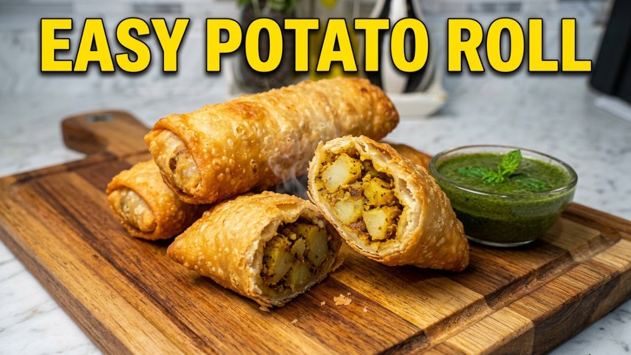 ALOO SAMOSA ROLLS | THIS IS WHAT EVERYONE'S MAKING NOW
