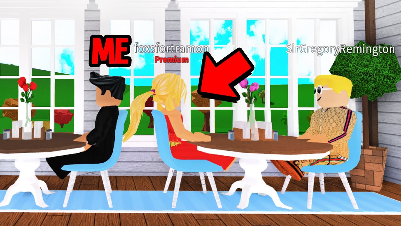 I Crashed A Gold Digger's Date.. She Tried To Rob Her BOYFRIEND! (Roblox Bloxburg)