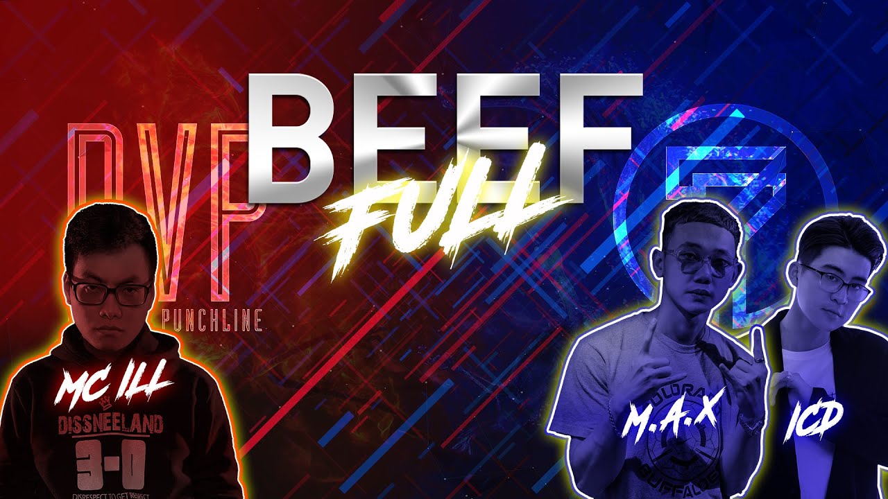 『2016 BEEF』 MC ILL VS. ICD x M.A.X (FULL)「Lyrics」