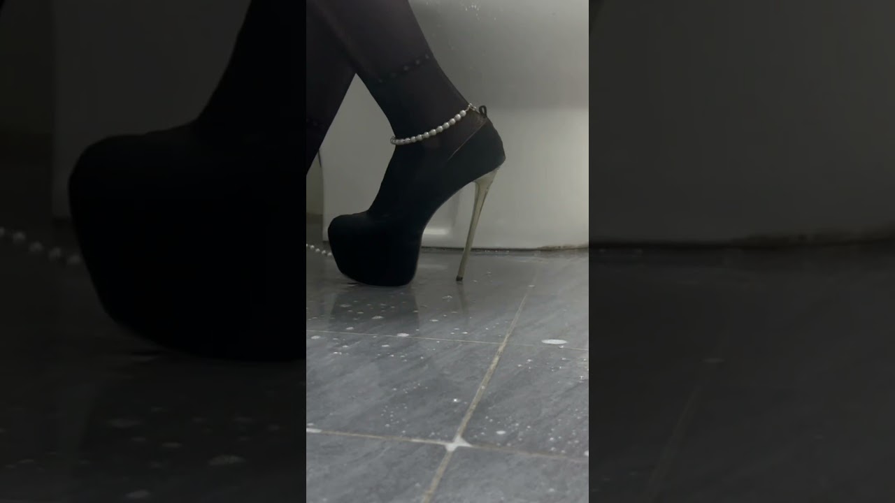 High heels bending
