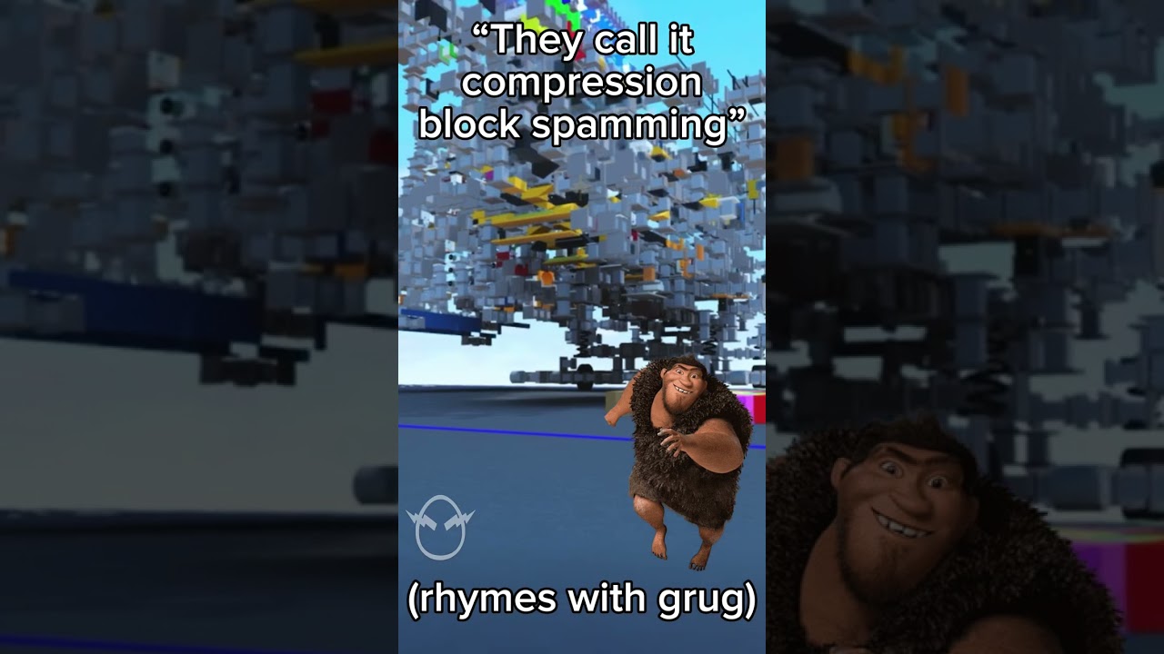 Plane Crazy - They call it compression block spamming&rdquo; #Roblox #grug #memes #planecrazy