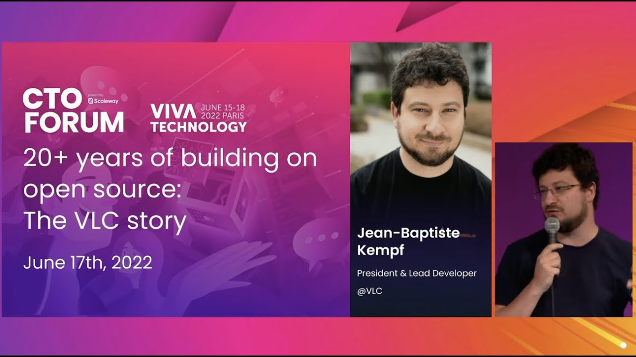 Jean-Baptiste Kempf's interview on open source at  @VivaTechnology​