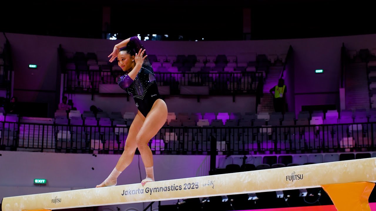 Emma Malabuyo (PHI) - BB - Podium Training - 2025 World Championships Jakarta