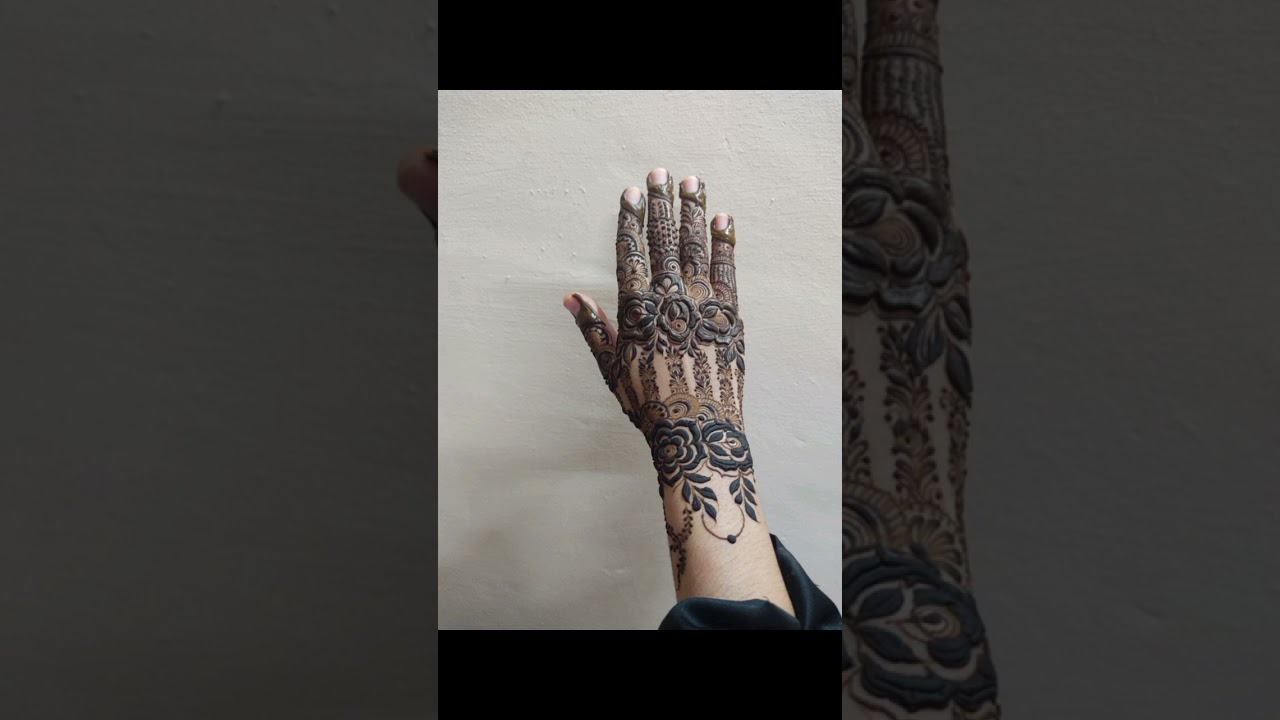 Simple and beautiful henna design  for any festival ✨️(@mehendiby97)