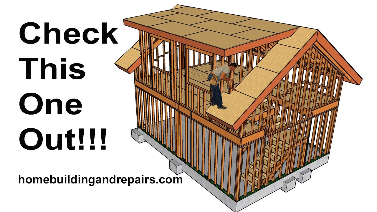 How To Build Two Car Garage And Shed Dormer Between Two Gables - Building Education Series Part 18