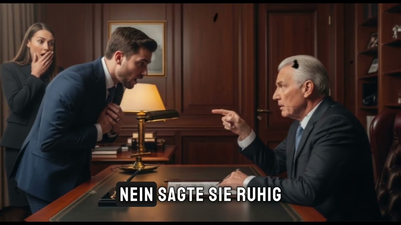 Die Putzfrau Mit Grauen Haaren Besitzte Das Ganze Gebäude