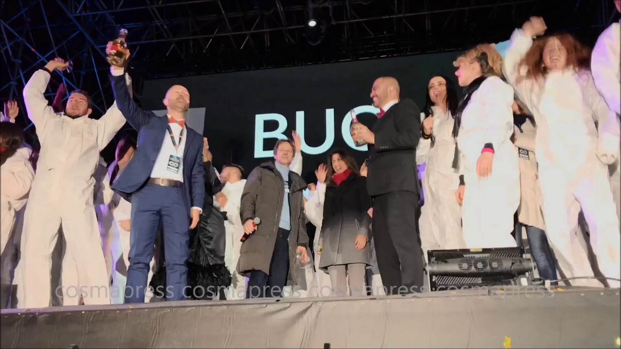Roma Capodanno 2018 al Circo Massimo, Brindisi Virginia Raggi