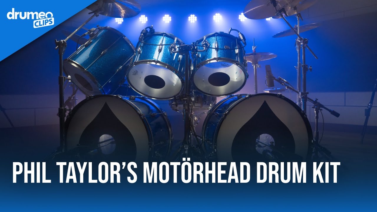Explaining Phil "Philthy Animal" Taylor's Motörhead Drum Kit