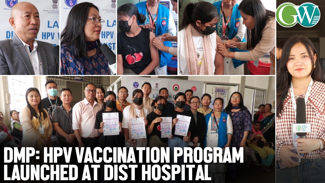 HPV VACCINATION PROG. LAUNCHED AT DIST HOSPITAL DMP TO SAFEGUARD ADOLESCENTS AGAINST CERVICAL CANCER
